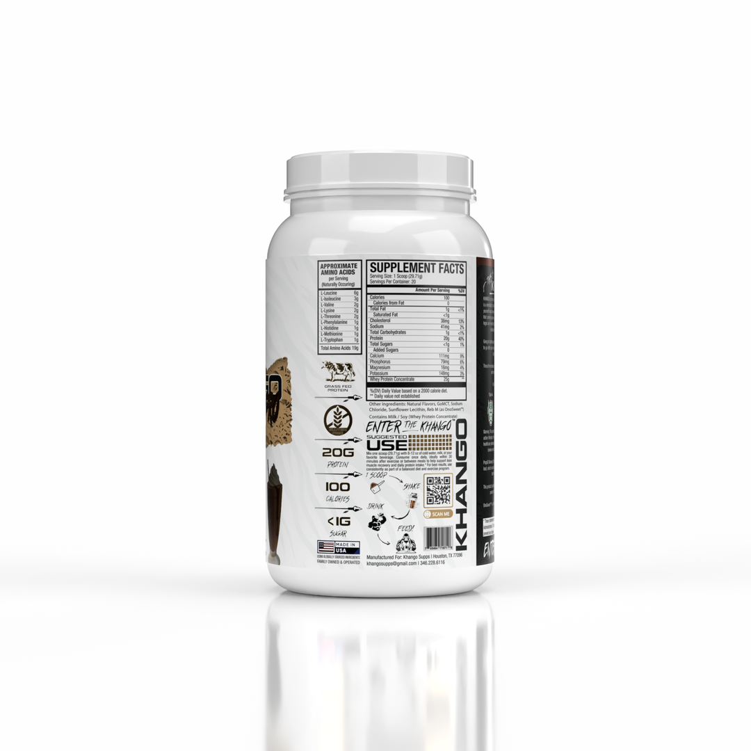 Khango® Pro Grass Fed Protein - Frozen Hot Chocolate