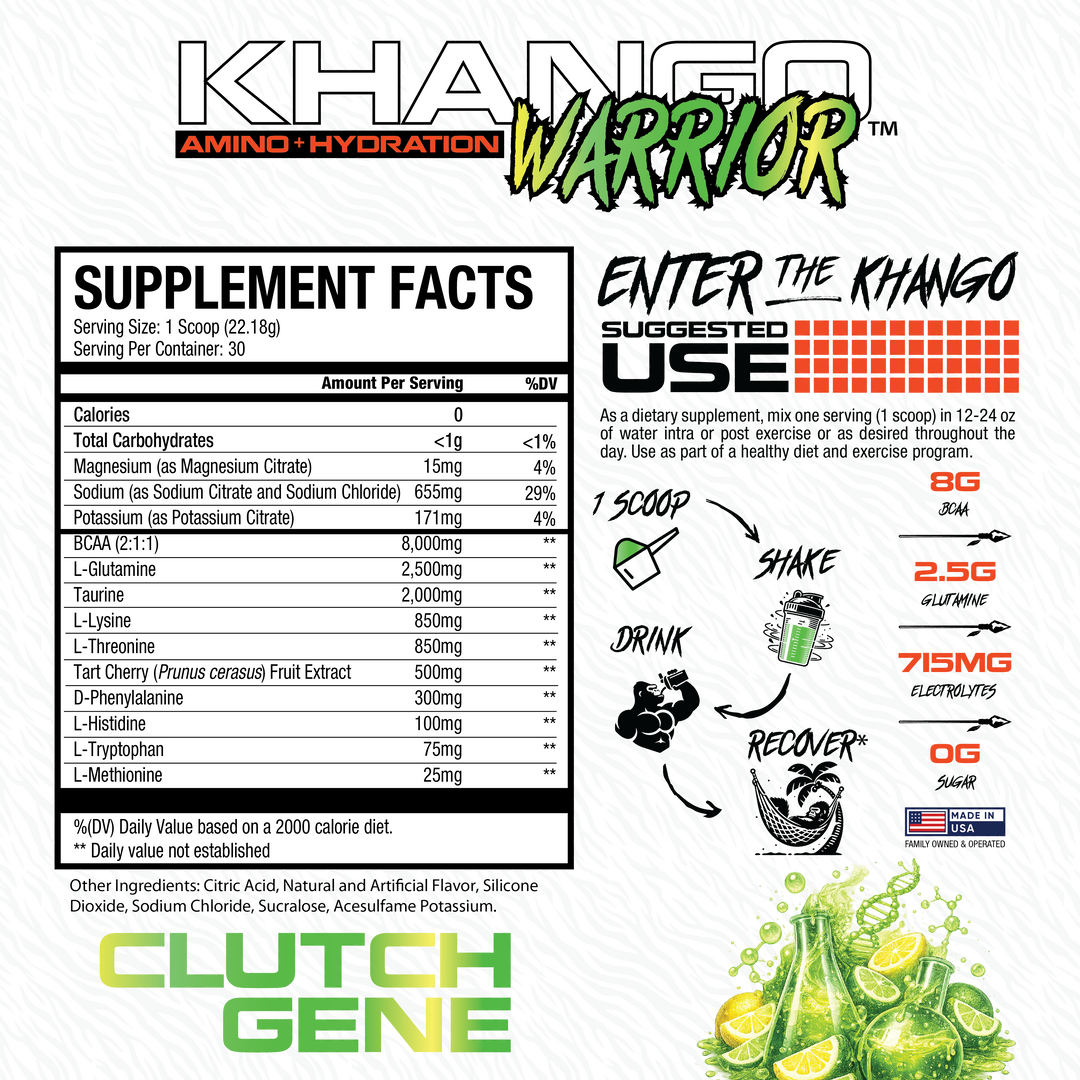 Khango® Warrior Amino - Clutch Gene