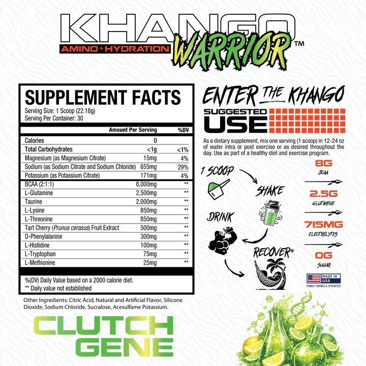 Khango® Warrior Amino - Clutch Gene