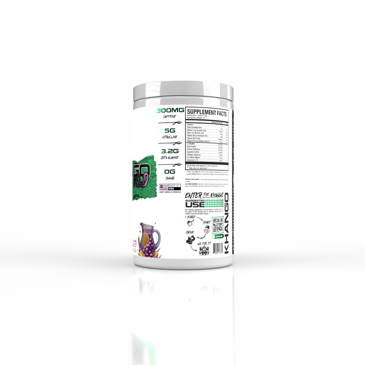 Khango® Wild Preworkout - Grape Cooler