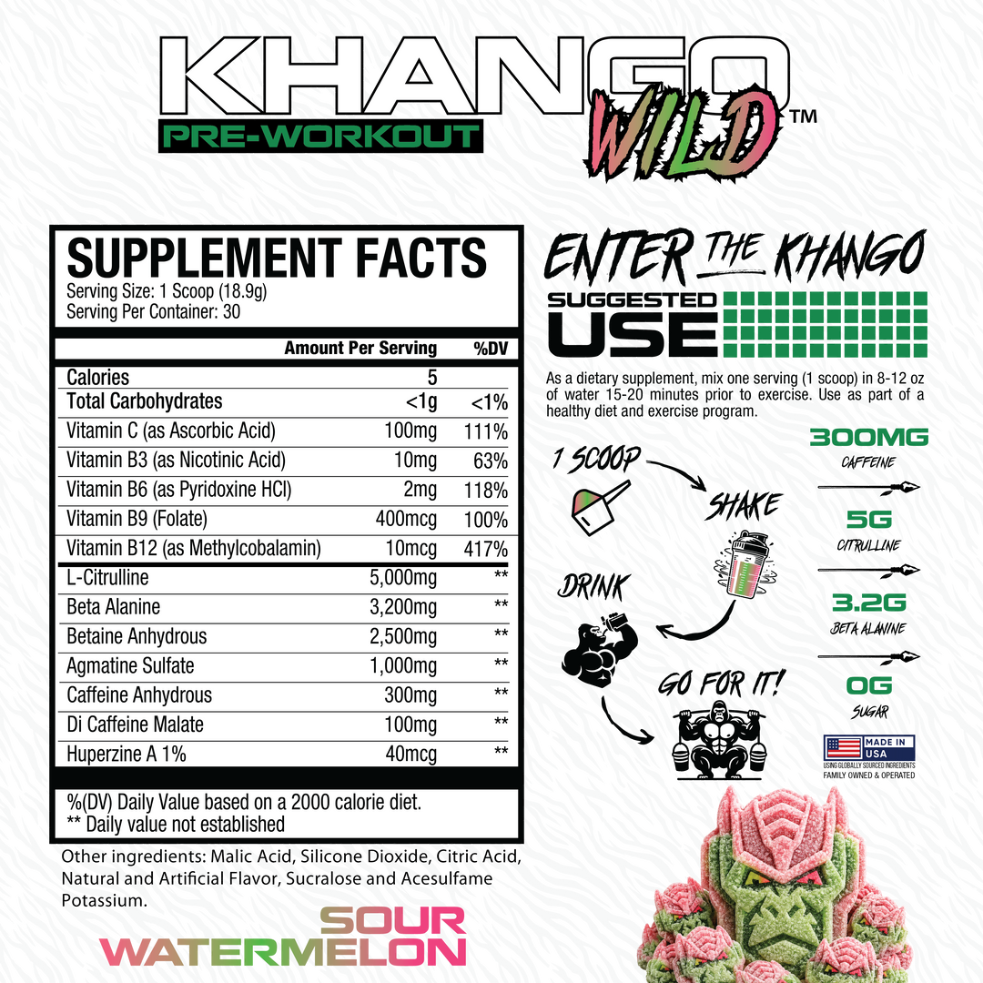 Khango® Wild Preworkout - Sour Watermelon
